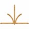 Ekena Millwork Redmond Rough Sawn Timber Gable Bracket, Western Red Cedar, 108"W x 72"H x 2"D x 4"F, 16/12 Pitch GBW108X72X0204RED00RWR - alternate 1